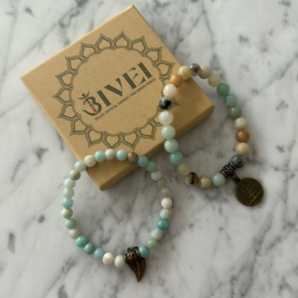 Bivei Crystal Bracelet Set w/ charms